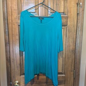 Elegant Teal Tunic Top by Lane Bryant